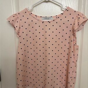 Sweet Rain Pink Polka Dot Blouse
